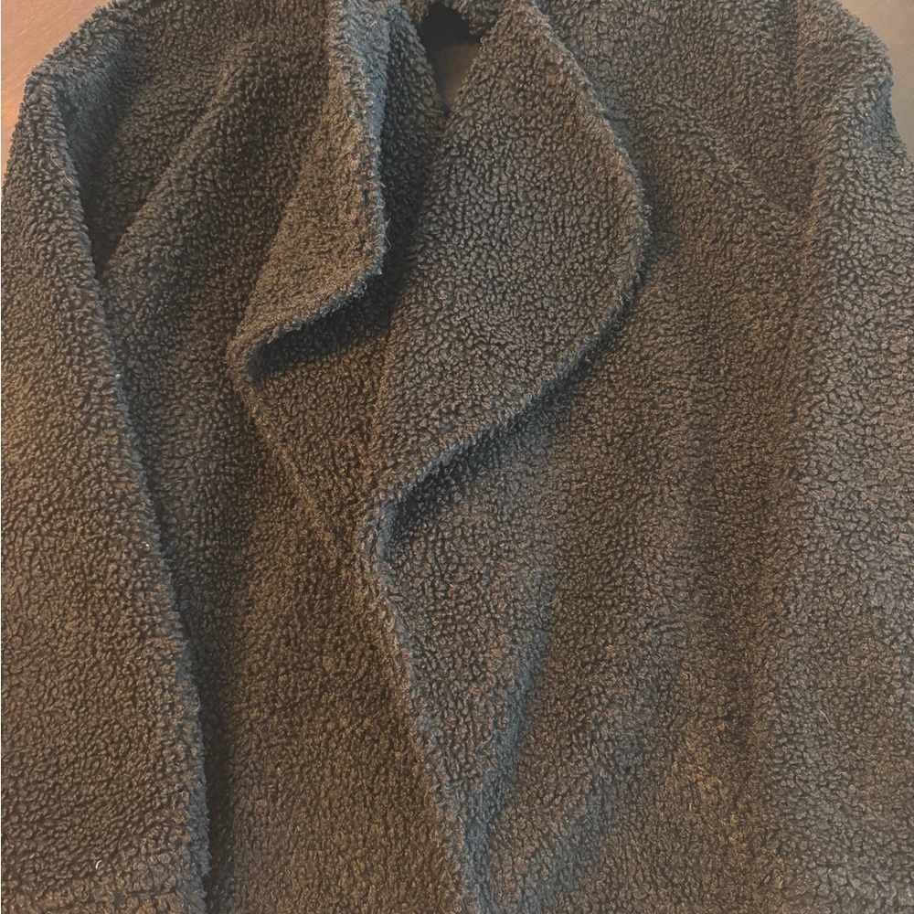 Express Charcoal Teddy Jacket